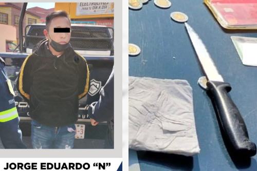 Atrapan en Metepec a ladrón de tiendas Oxxo; suma más de 28 ataques