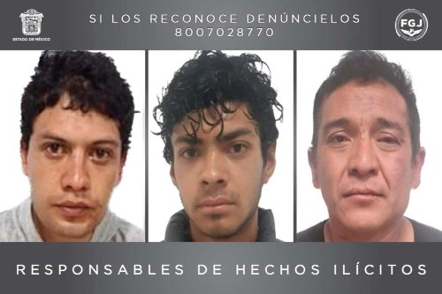 Dan 53 años de prisión a tres homicidas de Metepec; dispararon contra padre e hijo en la Magdalena Ocotitlán