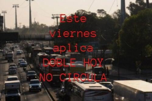 Permanece contingencia ambiental en el Valle de México; aplica doble Hoy No Circula