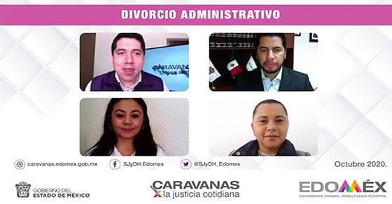 Divorcio administrativo, fácil y rápido en las Caravanas por la Justicia Cotidiana