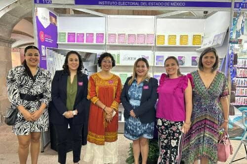 Presenta IEEM investigación sobre Paridad en la Feria Internacional del Libro en Palacio de Minería