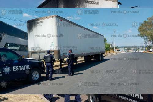 Recuperan en Jilotepec, caja seca robada con carga valuada en más de medio millón de pesos