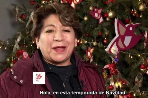Envía Gobernadora Delfina Gómez mensaje de unidad y esperanza al pueblo mexiquense por temporada decembrina