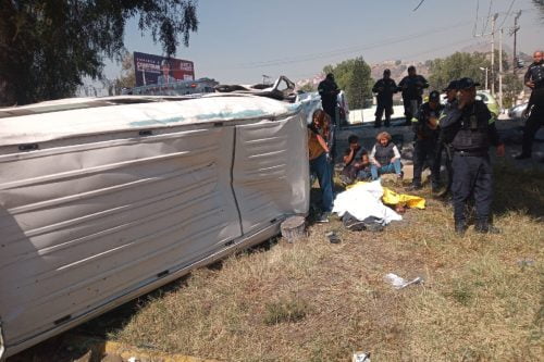 Video: Terrible accidente sobre la México-Pachuca, en Ecatepec; hay un fallecido y 17 heridos