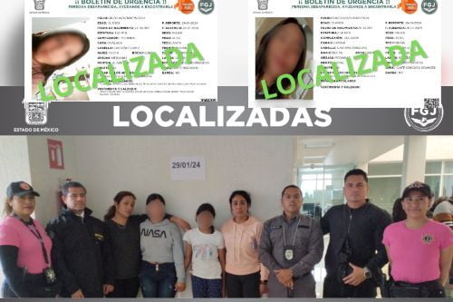 Localizan a adolescentes reportadas como desaparecidas