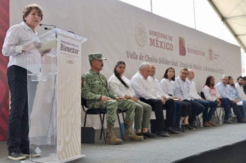 Becas para estudiantes de Valle de Chalco se duplicarán, aseguran el Presidente López Obrador y Gobernadora Delfina Gómez