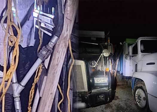 Aseguran predio con toma clandestina de combustible en Acolman