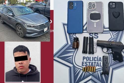 Detienen en Metepec a involucrado en ataque armado contra subdirector de la policía municipal de Xonacatlán 