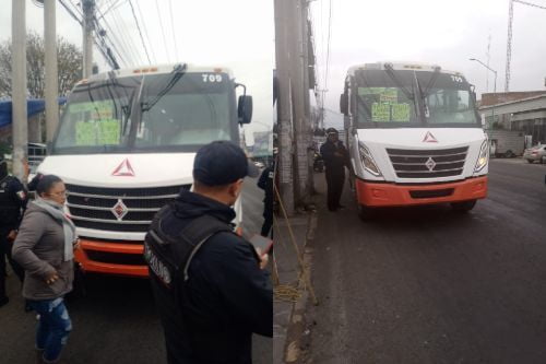 Atrapan a chofer de autobús que atropelló a abuelita y le quitó la vida en Toluca