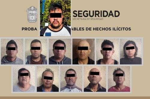 Cae peligrosa banda delincuencial de 12, en Atlacomulco, incluyendo al líder "El Canuto"