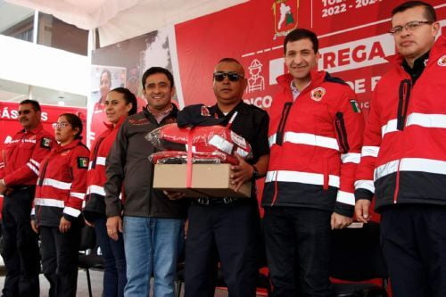 Ayuntamiento de Toluca respalda al Heroico Cuerpo de Bomberos y PC