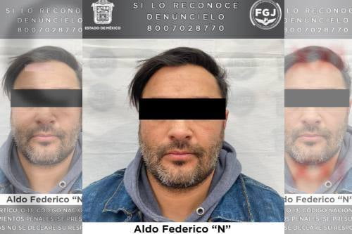Cae el segundo colaborador de exalcalde de Toluca; Aldo Federico "N"