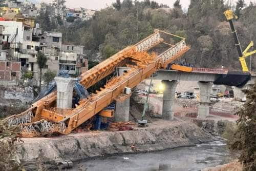 Video: Otro accidente en obras del tren interurbano Toluca-México