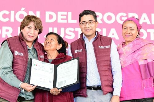 Inaugura Gobernadora Delfina Gómez Álvarez Caravanas por la Justicia Cotidiana en Texcaltitlán