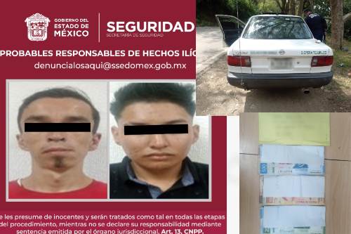 Presuntos halcones y cobradores de piso de Amanalco, fueron detenidos en Valle de Bravo