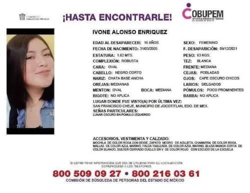 Video: Ivonne Alonso desapareció en Jocotitlán hace un mes