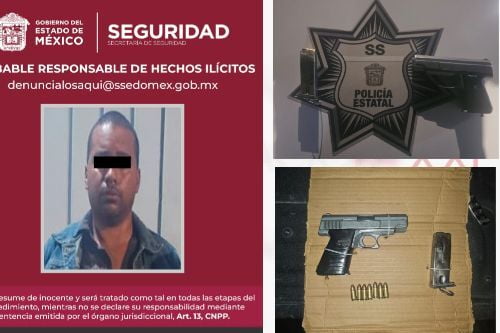 Detienen a hombre armado en Polotitlán; tras breve persecución