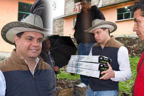 Diputado Carlos López Imm mejora iluminación en Jilotepec