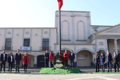 Celebran en Lerma, el Día de la Bandera con respeto y amor