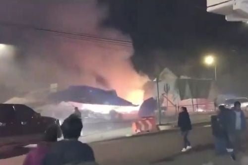 Video: Explotan tres locales de pirotecnia en Atlacomulco