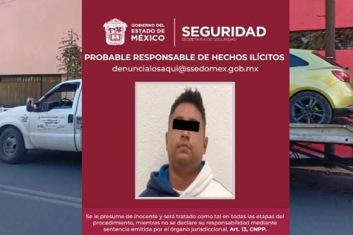 Cae otro extorsionador de polleros en mercado 16 de Septiembre en Toluca