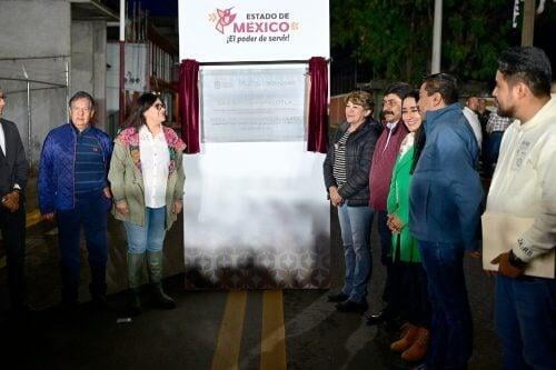 Inaugura Gobernadora Delfina Gómez vialidad en beneficio de 45 mil habitantes de Texcoco