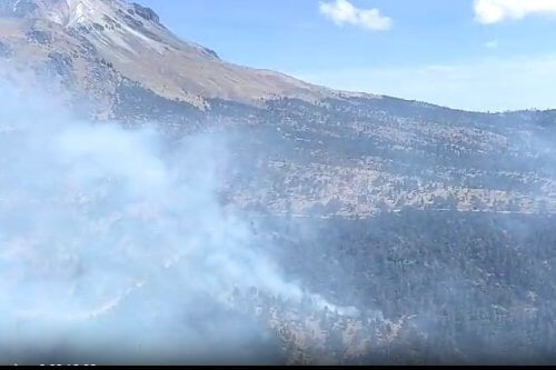 Video: Dos días luchando contra incendio forestal en Nevado de Toluca