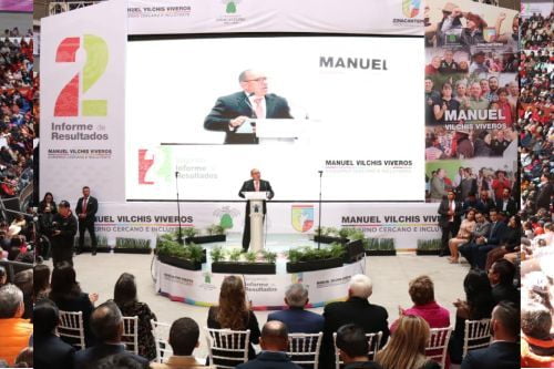 "Hemos hecho más en Zinacantepec que varios exalcaldes juntos": Manuel Vilchis Viveros en su 2o Informe e Labores 