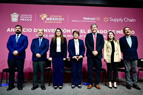 Gobernadora Delfina Gómez y Walmart anuncian inversión por mil 253 mdp en Edomex