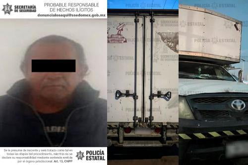 Recuperan en Jilotepec, camioneta de carga reportada como robada