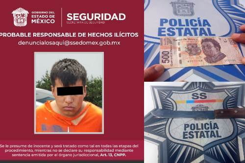 Atrapan a famoso ladrón de apenas 18 años en Toluca