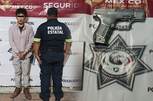 Le cayó la policía tras asalto violento en Metepec