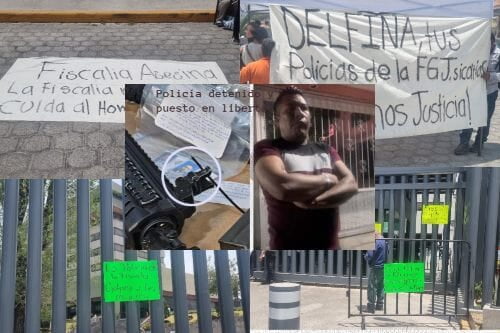 Vecinos de Toluca, exigen justicia ante abuso policia en Santa Cruz Atzcapotzaltongo