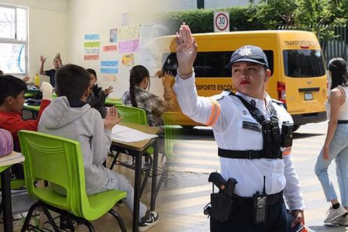 Más de mil elementos vigilarán escuelas desde el primer día de clases 