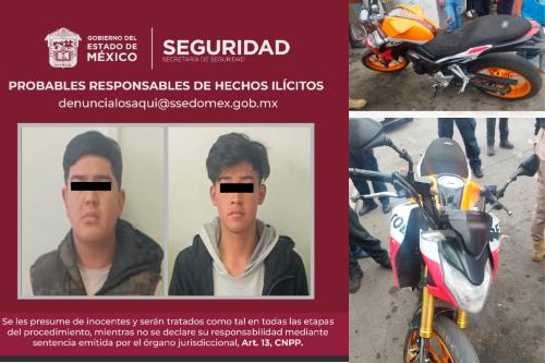 Recuperan moto robada en Mexicaltzingo; hay dos detenidos