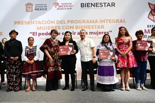 Gobernadora Delfina Gómez arranca entrega del programa Mujeres con Bienestar; beneficiará a más de 400 mil mexiquenses