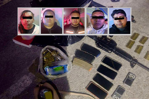 Operativo en Zumpango termina con cinco detenidos por homicidios
