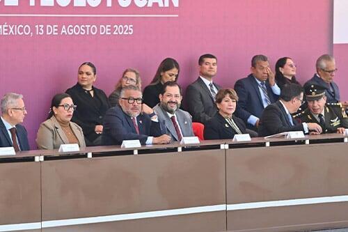Paco Vázquez acompaña homenaje por los tratados de Teoloyucan