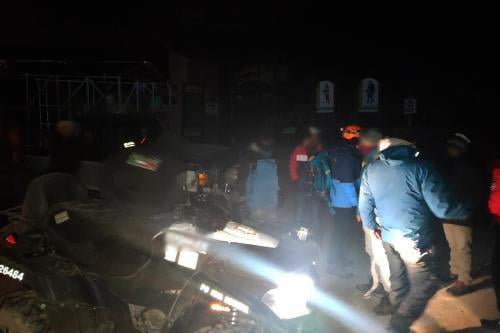Rescatan a 11 extraviados en en el Nevado de Toluca