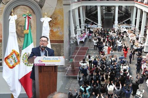 PJEdomex abre el Palacio de Justicia a artesanos de "Raíces Vivas"
