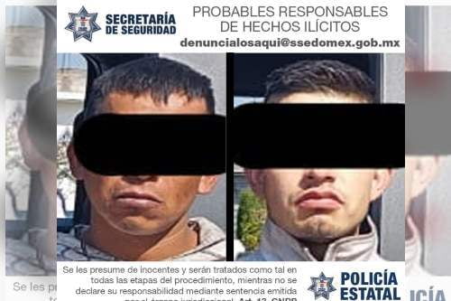 Detienen en San Felipe del Progreso, a dos ladrones de comercio