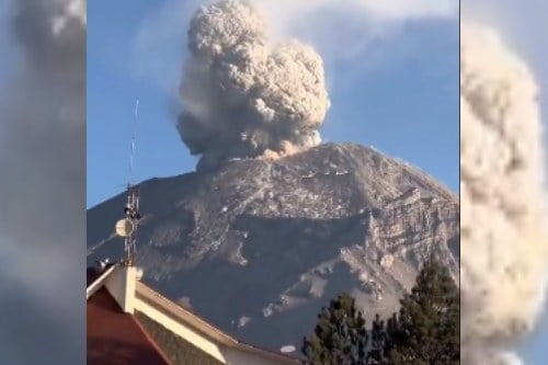 Videos: Se intensifica actividad explosiva del Popocátepetl; alerta volcánica pasa a amarilla fase 3