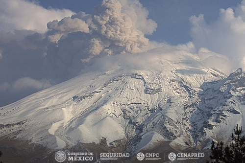 Popocatépetl regresa a amarillo fase 2