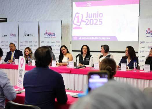 Presenta IEEM "Ubica tu casilla" para elección judicial