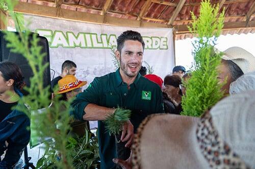 PVEM inicia reforestación en Texcoco, Atenco y Chiconcuac con 30 mil árboles