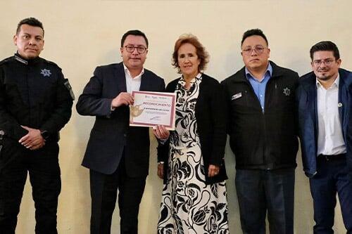 Reconocen a Lerma por fortalecer seguridad de mujeres