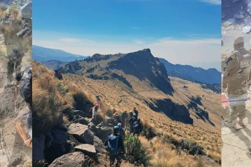 Rescatan a persona lesionada en el Iztaccíhuatl