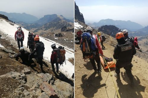 Video: Rescatan a lesionado en el Iztaccíhuatl