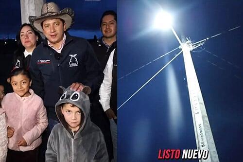 VIDEO - Rodolfo Noguez entrega electrificación y alumbrado en Danxho