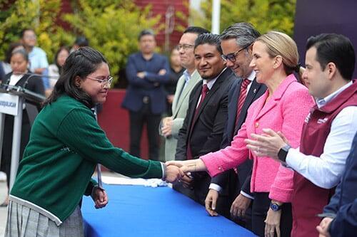 Romina Contreras impulsa educación en Huixquilucan con más de 14 mil apoyos